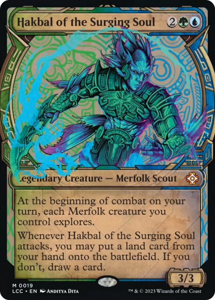 Hakbal of the Surging Soul (Showcase) [The Lost Caverns of Ixalan Commander] | D20 Games