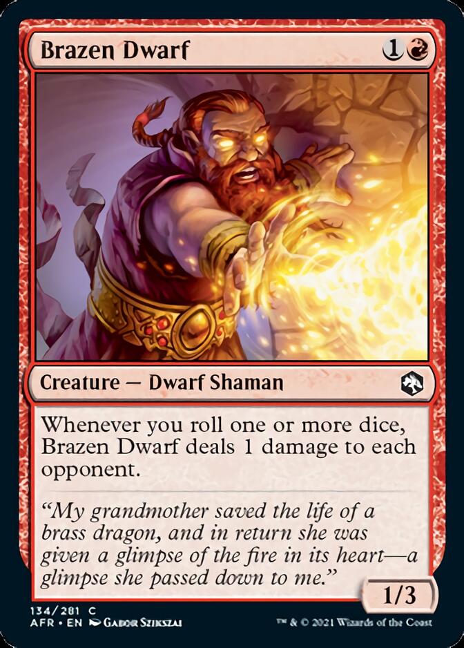 Brazen Dwarf [Dungeons & Dragons: Adventures in the Forgotten Realms] | D20 Games