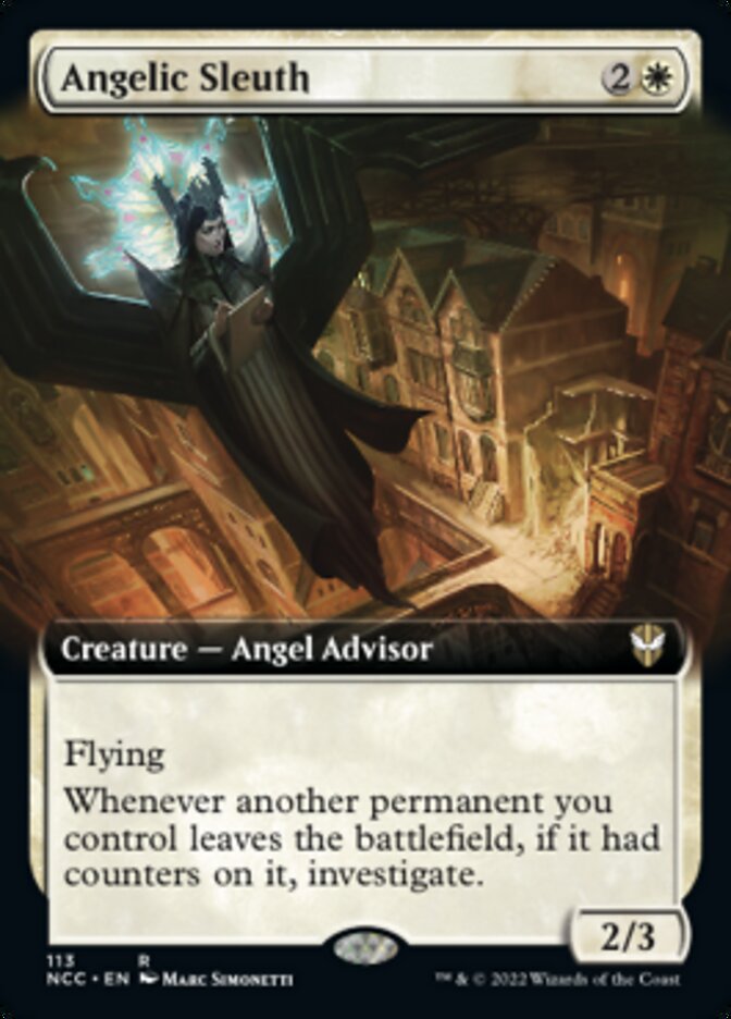 Angelic Sleuth (Extended Art) [Streets of New Capenna Commander] | D20 Games