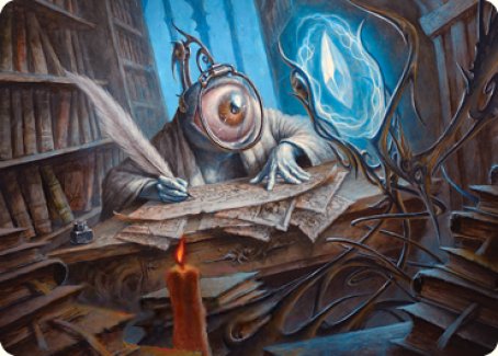 Unblinking Observer Art Card [Innistrad: Midnight Hunt Art Series] | D20 Games