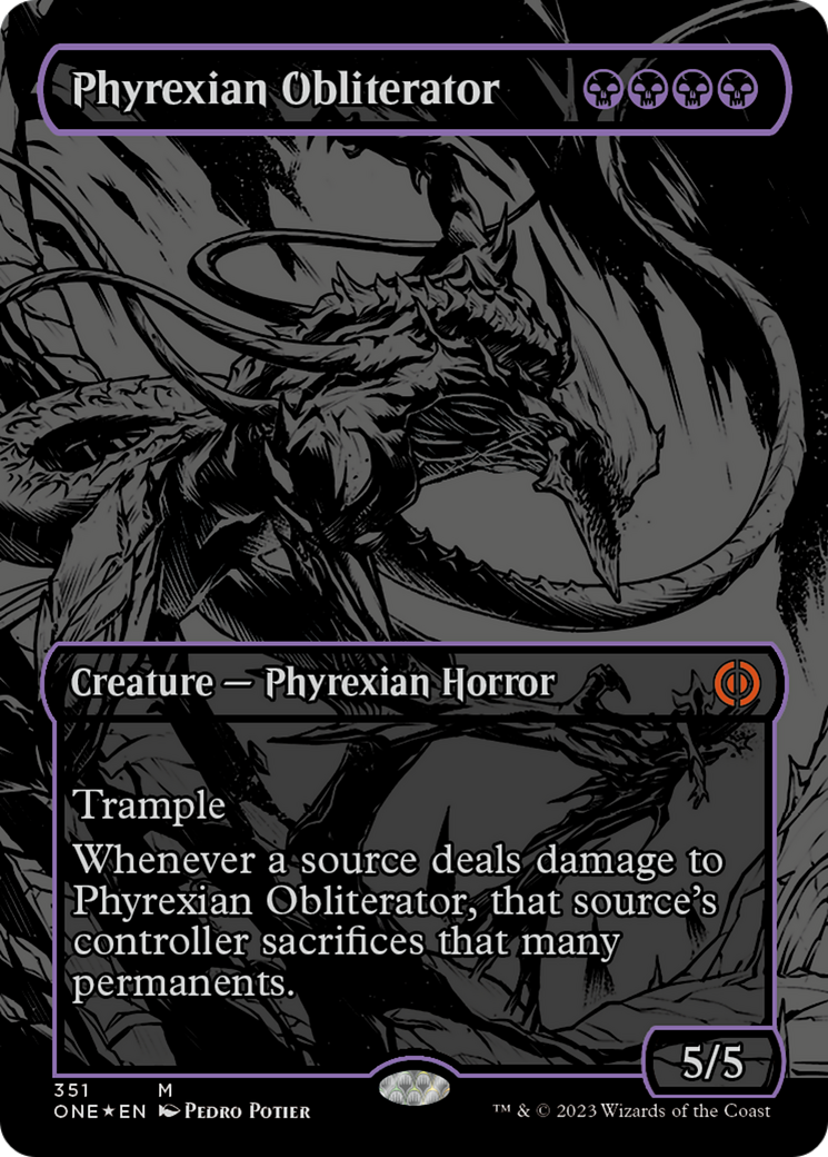 Phyrexian Obliterator (Oil Slick Raised Foil) [Phyrexia: All Will Be One] | D20 Games