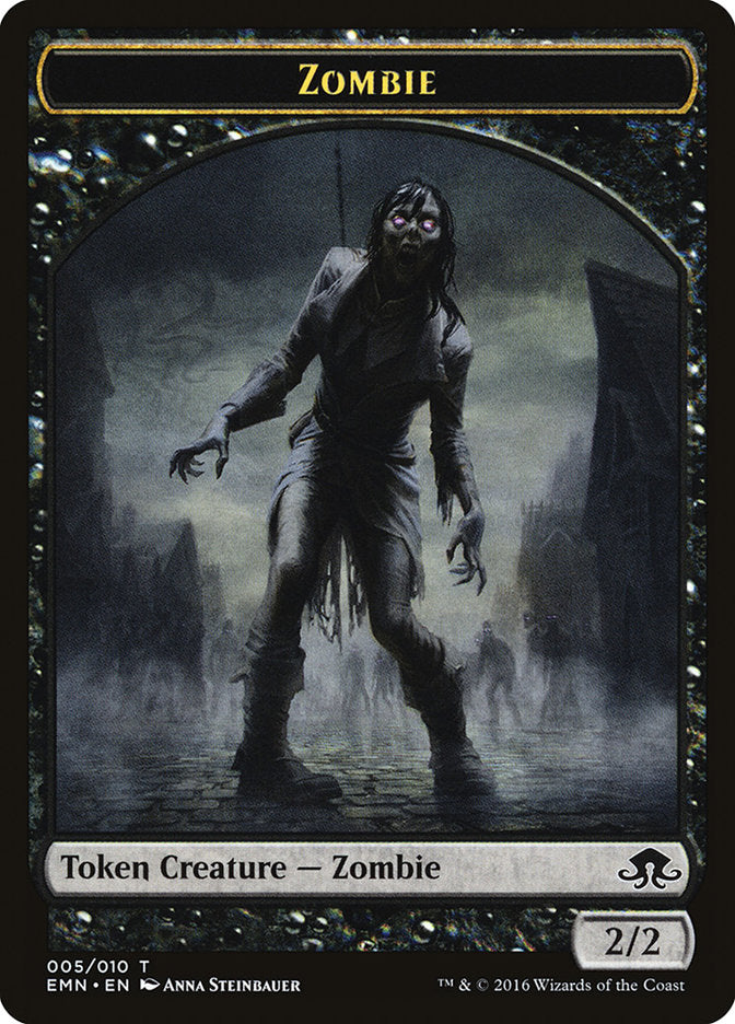 Zombie (005/010) [Eldritch Moon Tokens] | D20 Games