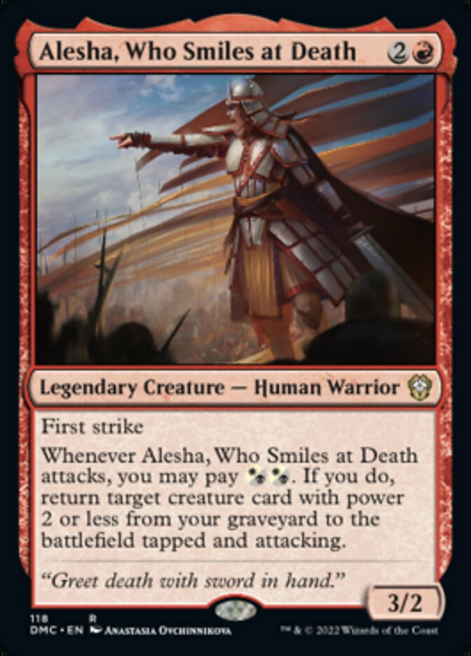 Alesha, Who Smiles at Death [Dominaria United Commander] | D20 Games