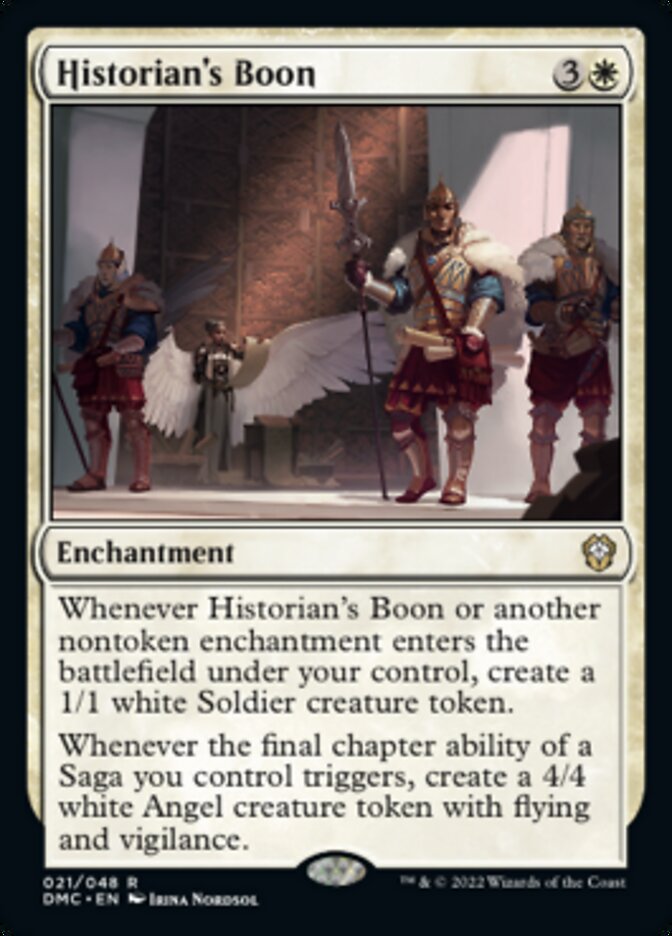 Historian's Boon [Dominaria United Commander] | D20 Games