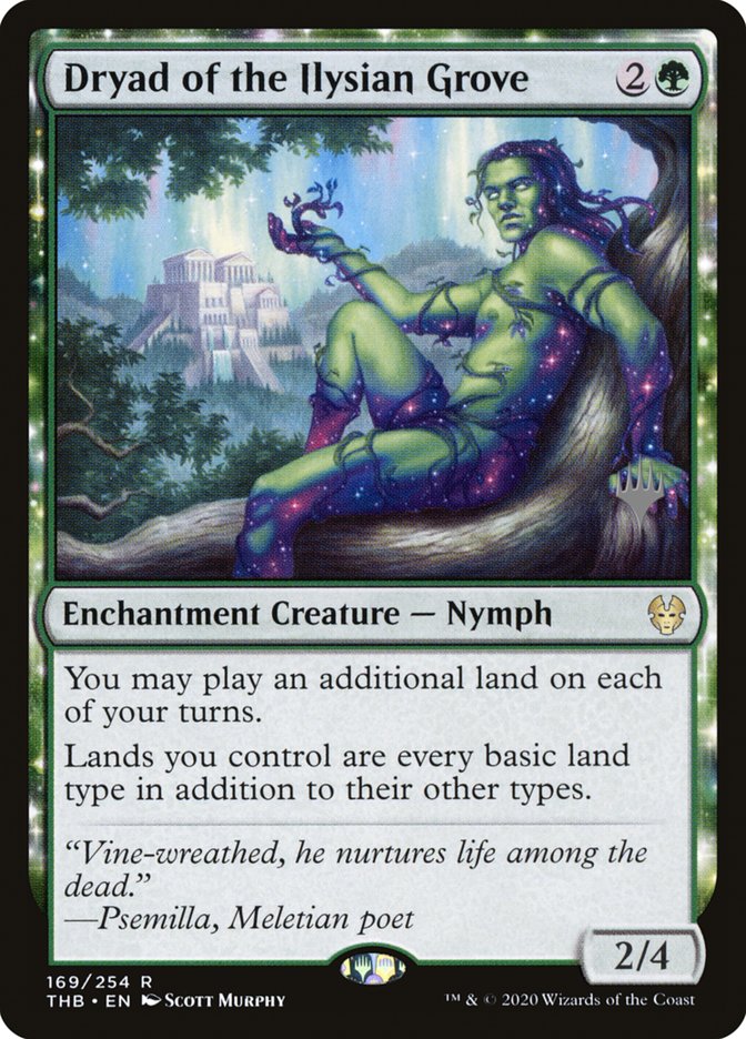 Dryad of the Ilysian Grove (Promo Pack) [Theros Beyond Death Promos] | D20 Games
