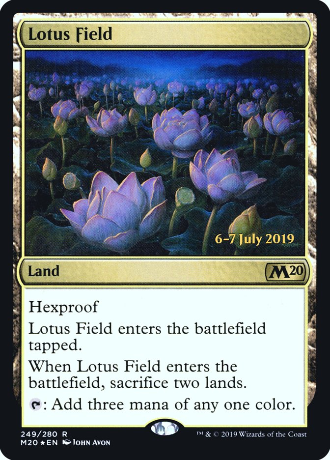 Lotus Field  [Core Set 2020 Prerelease Promos] | D20 Games