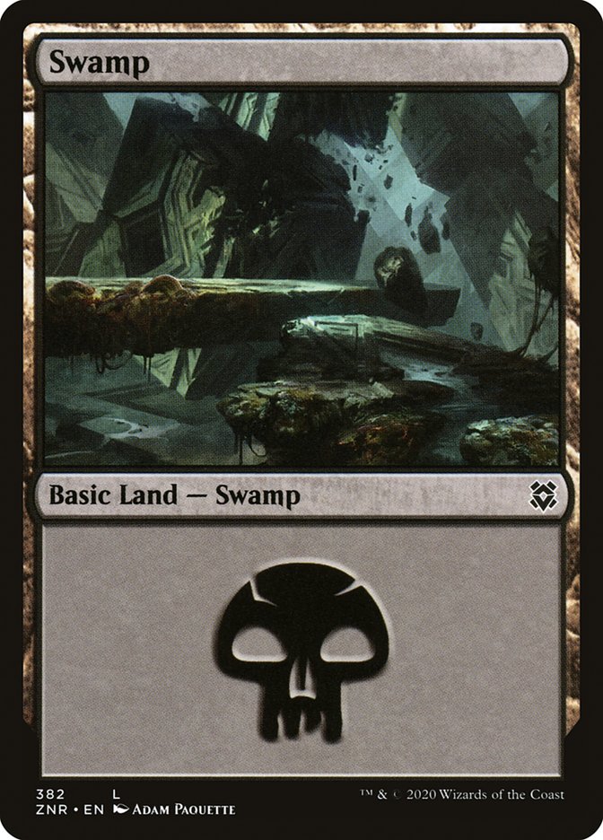 Swamp (382) [Zendikar Rising] | D20 Games