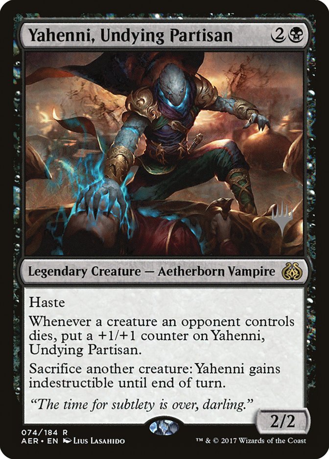 Yahenni, Undying Partisan (Promo Pack) [Aether Revolt Promos] | D20 Games