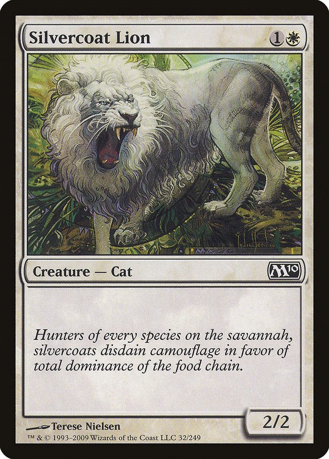 Silvercoat Lion [Magic 2010] | D20 Games