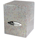 Clear Glitter Satin Cube Deck Box