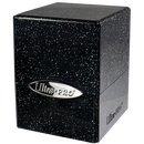 Black Glitter Satin Cube Deck Box