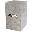 Clear Glitter Satin Tower Deck Box