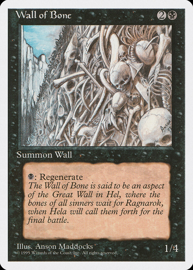 Wall of Bone [Fourth Edition] | D20 Games