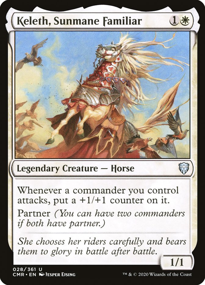 Keleth, Sunmane Familiar [Commander Legends] | D20 Games