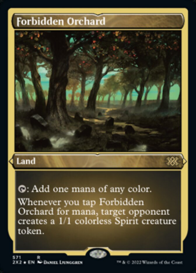 Forbidden Orchard (Foil Etched) [Double Masters 2022] | D20 Games