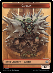 Goblin // Sliver Double-Sided Token [March of the Machine Commander Tokens] | D20 Games