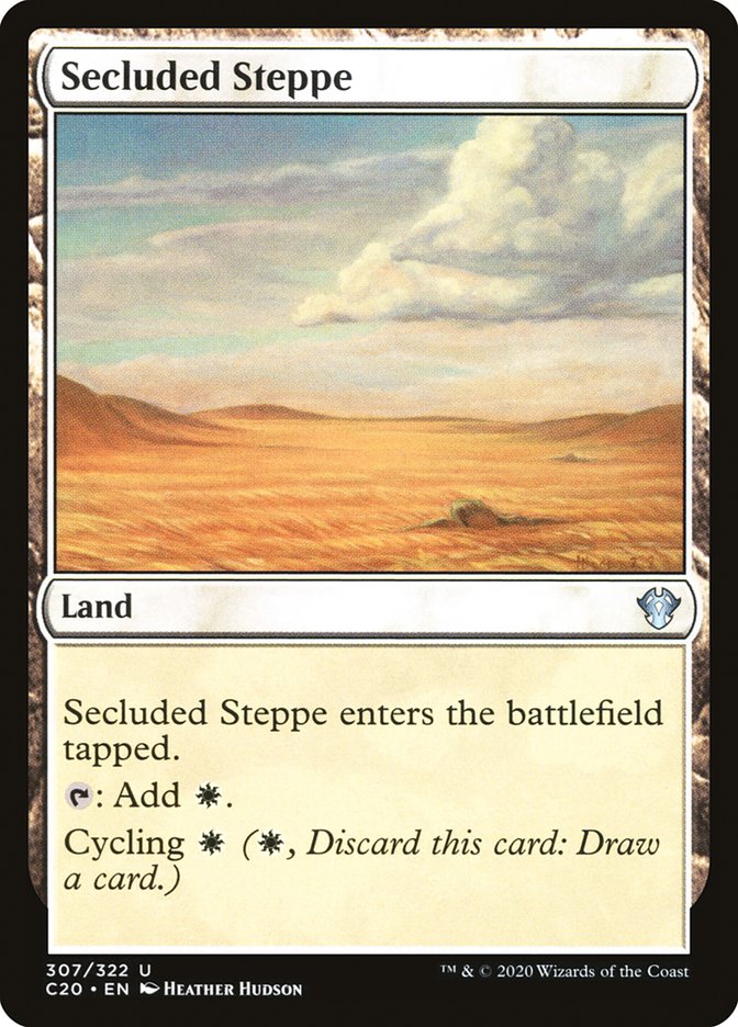 Secluded Steppe [Commander 2020] | D20 Games