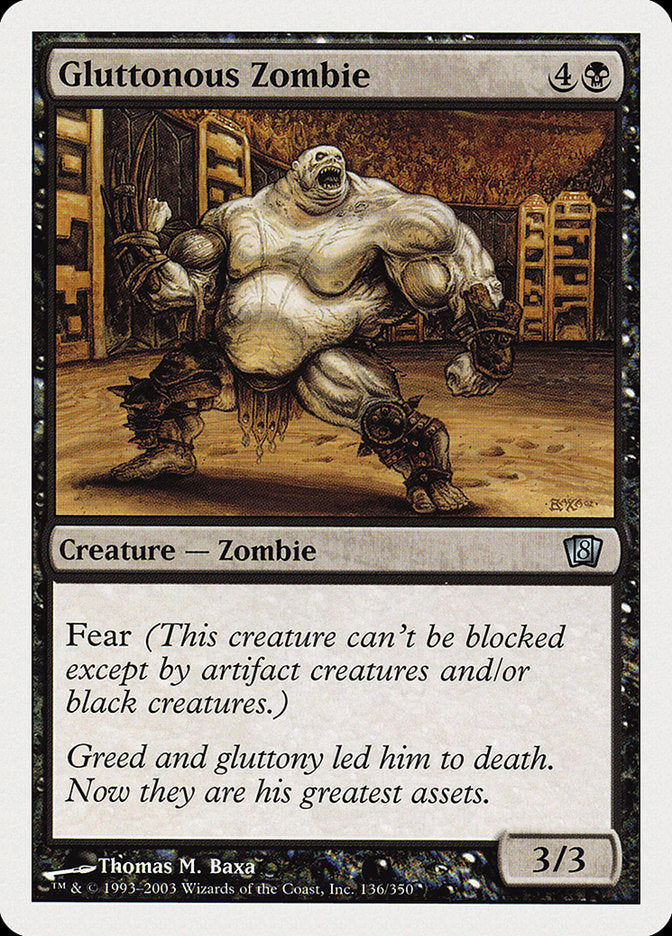 Gluttonous Zombie [Eighth Edition] | D20 Games