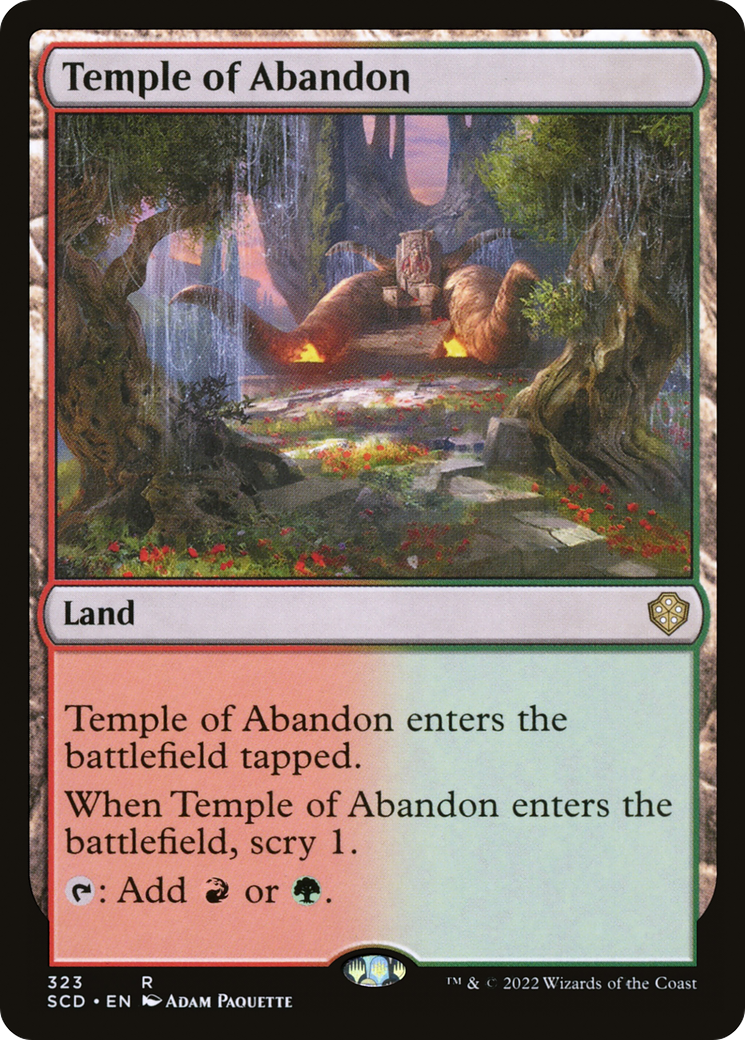 Temple of Abandon [Starter Commander Decks] | D20 Games