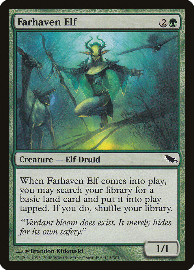 Farhaven Elf [Shadowmoor] | D20 Games