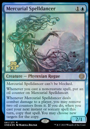 Mercurial Spelldancer [Phyrexia: All Will Be One Prerelease Promos] | D20 Games