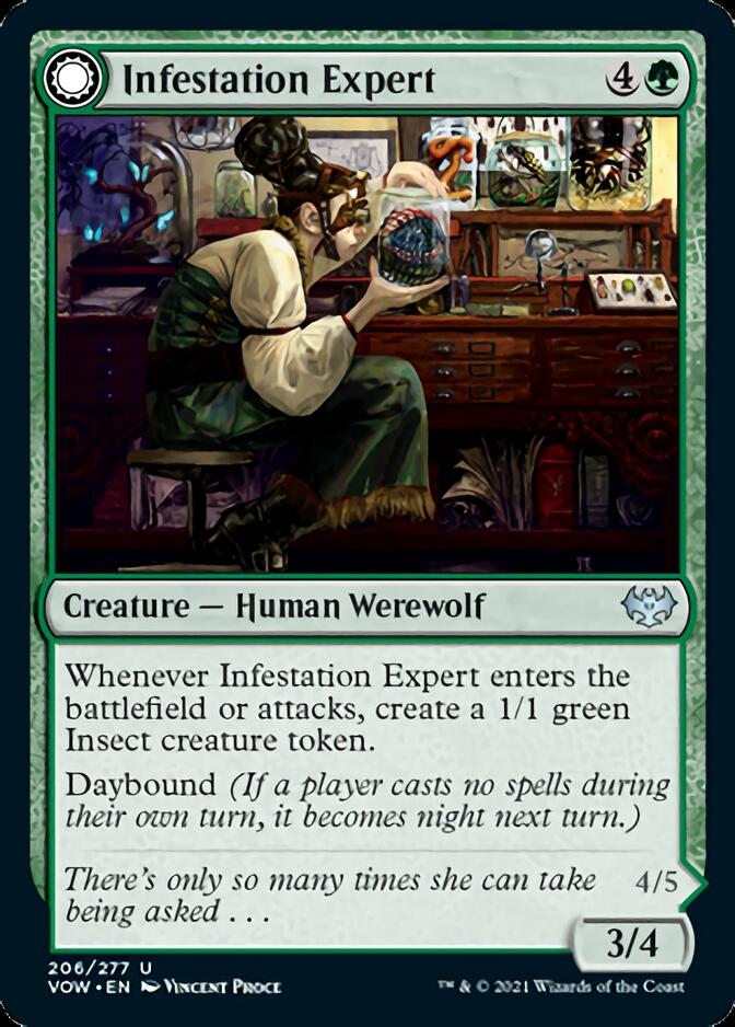 Infestation Expert // Infested Werewolf [Innistrad: Crimson Vow] | D20 Games