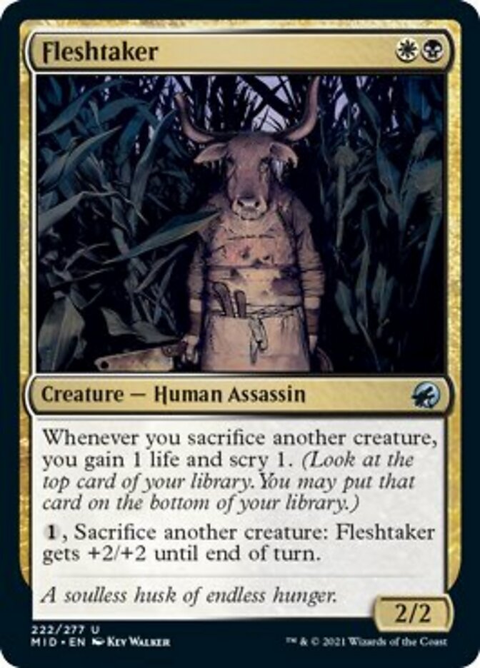 Fleshtaker [Innistrad: Midnight Hunt] | D20 Games