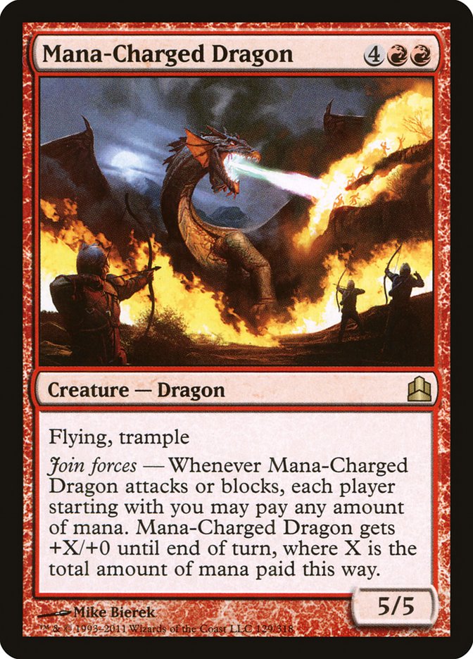 Mana-Charged Dragon [Commander 2011] | D20 Games