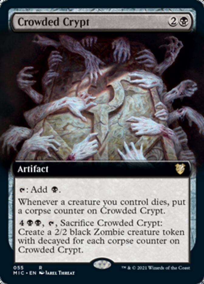 Crowded Crypt (Extended) [Innistrad: Midnight Hunt Commander] | D20 Games