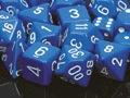 Opaque: Poly Set Blue/White (7) | D20 Games