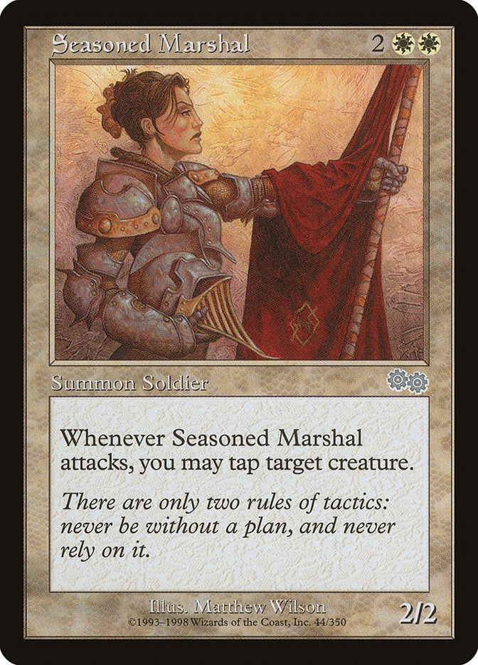 Seasoned Marshal [Urza's Saga] | D20 Games