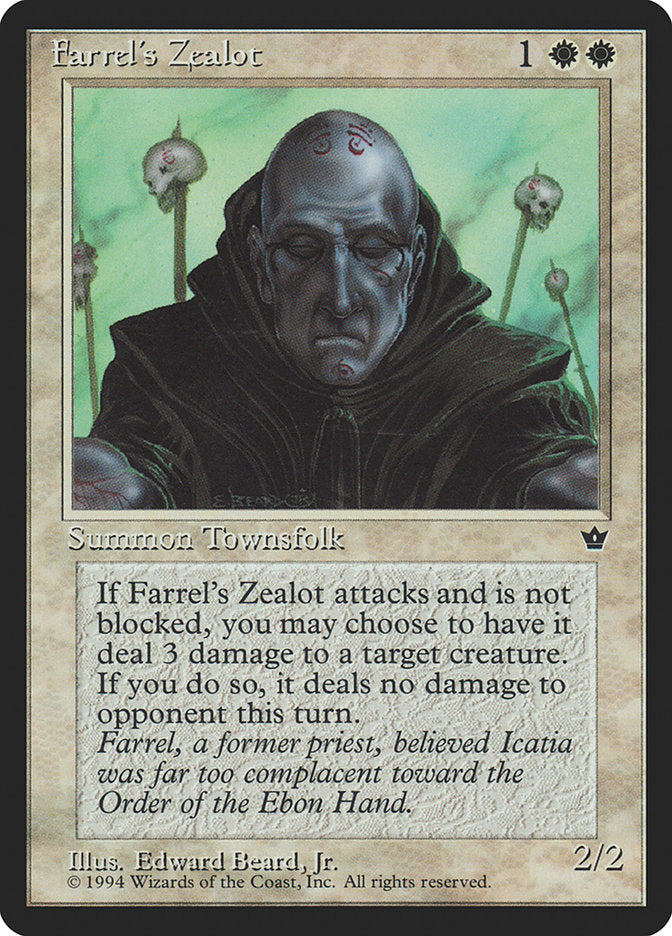 Farrel's Zealot (Edward P. Beard, Jr.) [Fallen Empires] | D20 Games