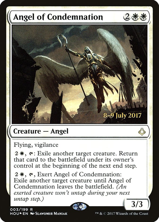 Angel of Condemnation  [Hour of Devastation Prerelease Promos] | D20 Games