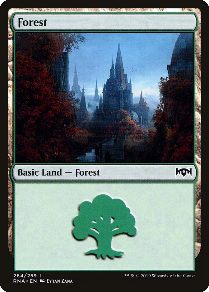 Forest (264) [Ravnica Allegiance] | D20 Games