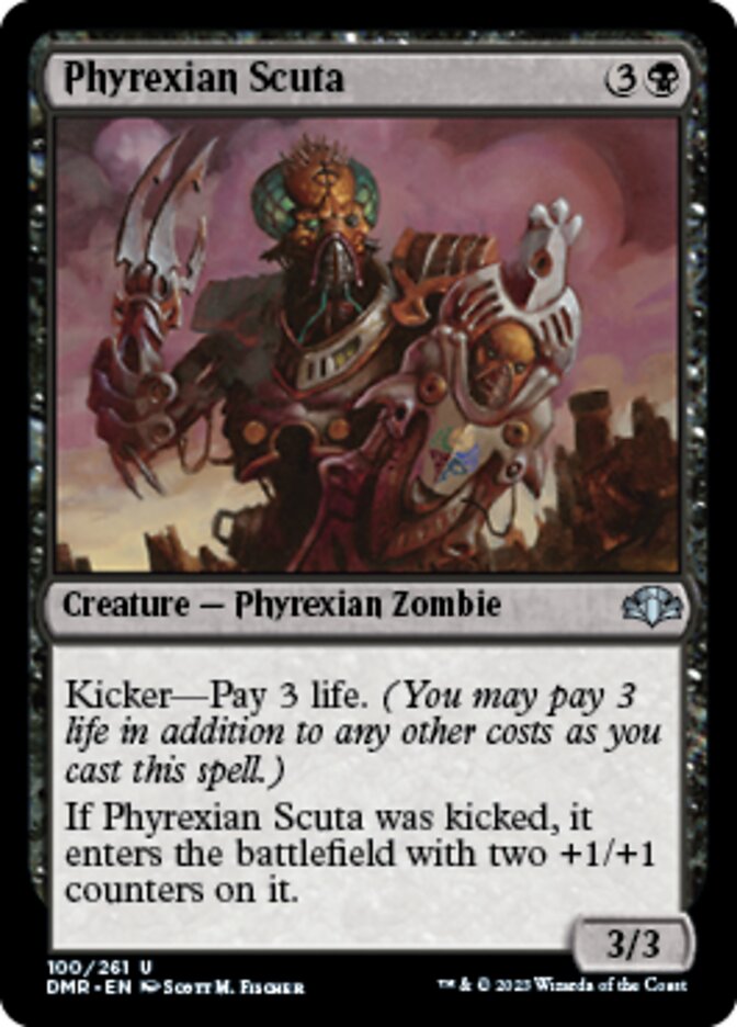 Phyrexian Scuta [Dominaria Remastered] | D20 Games