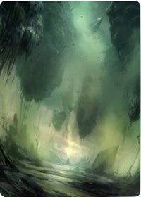 Swamp 1 Art Card [Zendikar Rising Art Series] | D20 Games