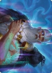 Alrund, God of the Cosmos Art Card [Kaldheim: Art Series] | D20 Games