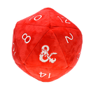 Ultra Pro Jumbo D20 Plush - Red