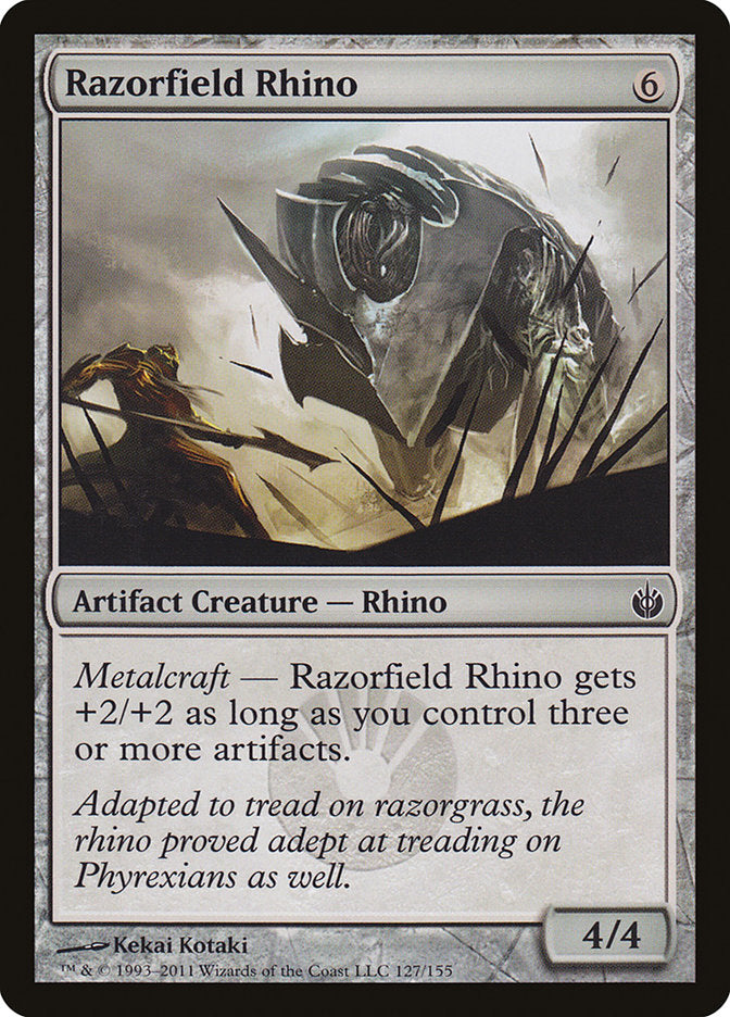 Razorfield Rhino [Mirrodin Besieged] | D20 Games