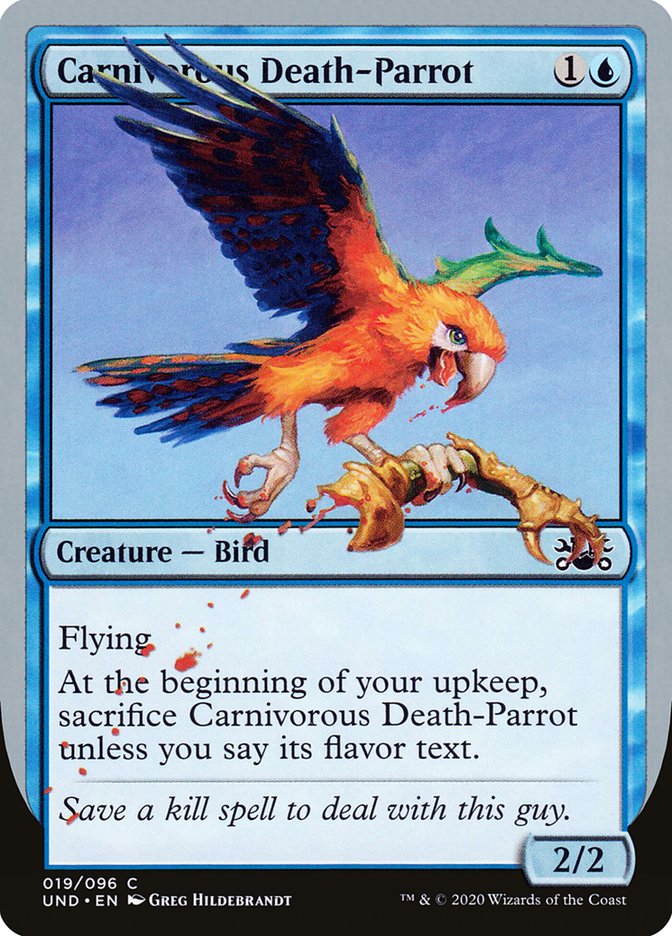Carnivorous Death-Parrot [Unsanctioned] | D20 Games