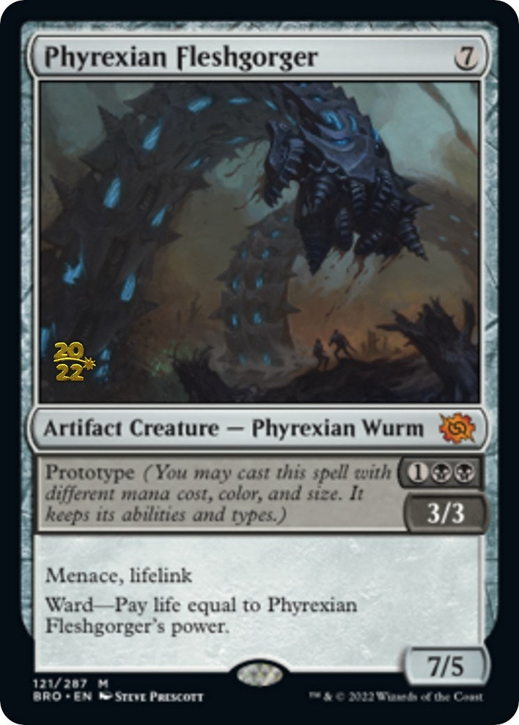 Phyrexian Fleshgorger [The Brothers' War: Prerelease Promos] | D20 Games