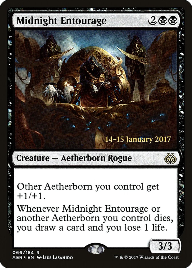 Midnight Entourage  [Aether Revolt Prerelease Promos] | D20 Games