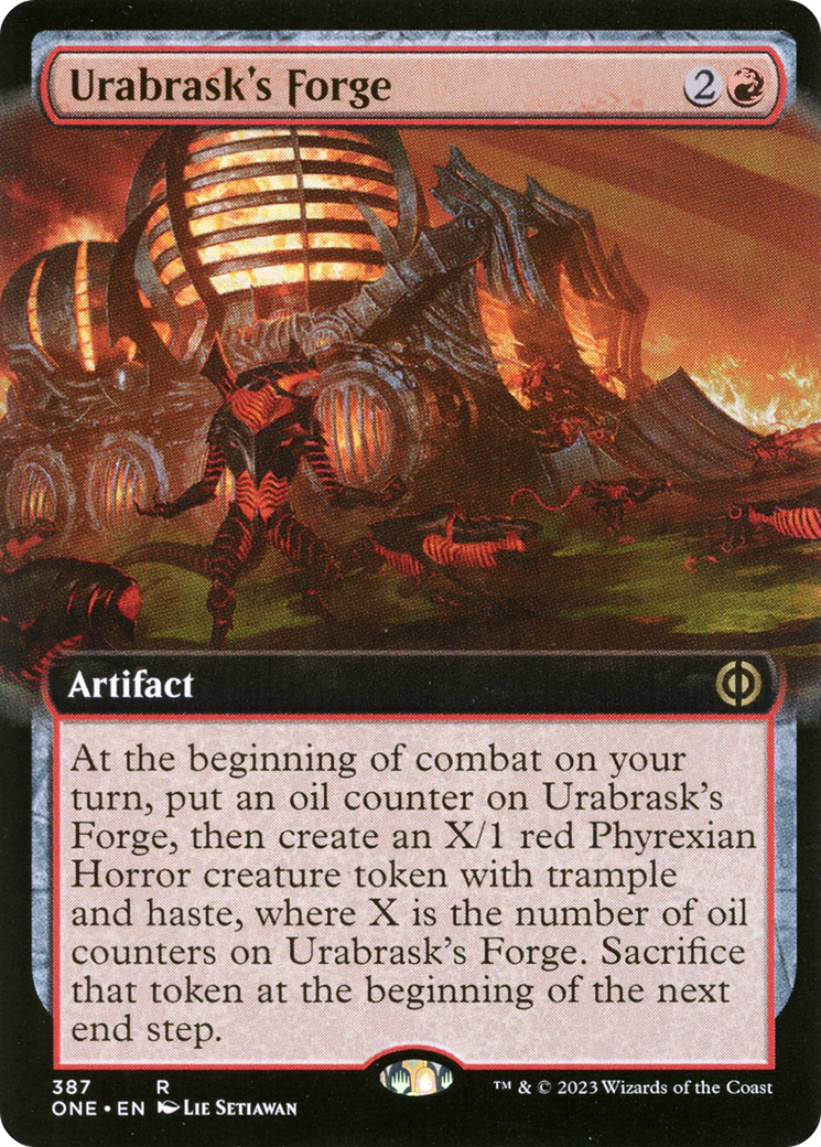 Urabrask's Forge (Extended Art) [Phyrexia: All Will Be One] | D20 Games