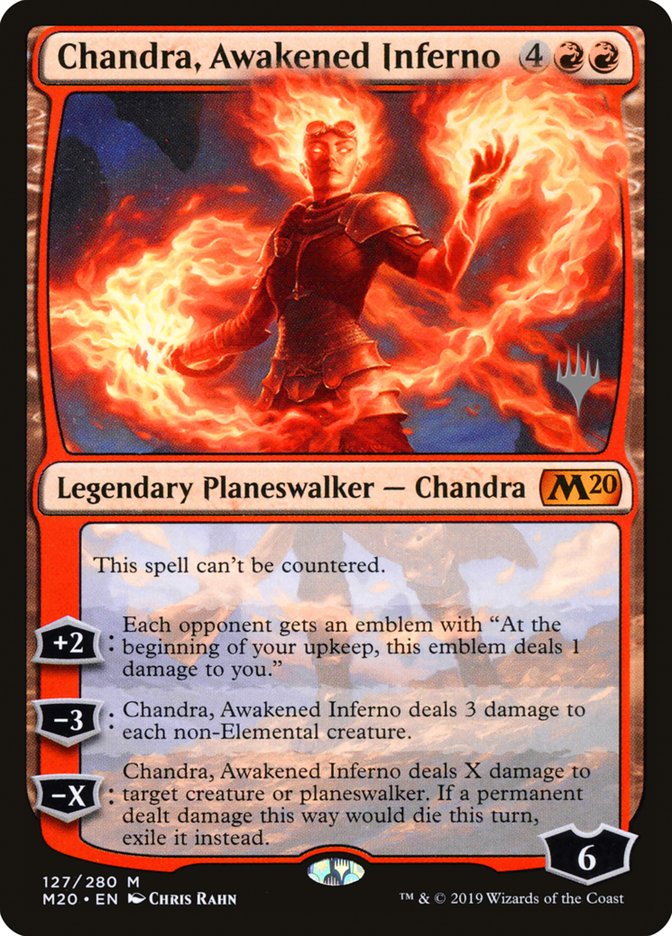 Chandra, Awakened Inferno (Promo Pack) [Core Set 2020 Promos] | D20 Games