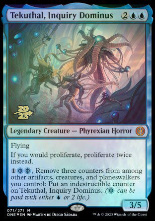 Tekuthal, Inquiry Dominus [Phyrexia: All Will Be One Prerelease Promos] | D20 Games