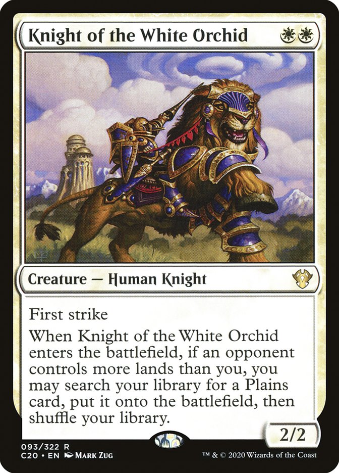 Knight of the White Orchid [Commander 2020] | D20 Games