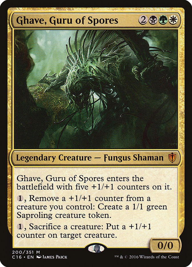 Ghave, Guru of Spores [Commander 2016] | D20 Games