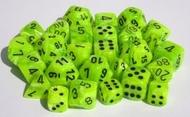 Vortex: 12mm D6 Bright Green/Black (36) 27830 | D20 Games
