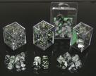 Gemini 5: Poly Black Grey/Green (7) | D20 Games