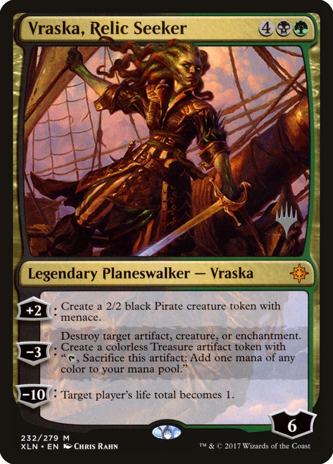 Vraska, Relic Seeker (Promo Pack) [Ixalan Promos] | D20 Games